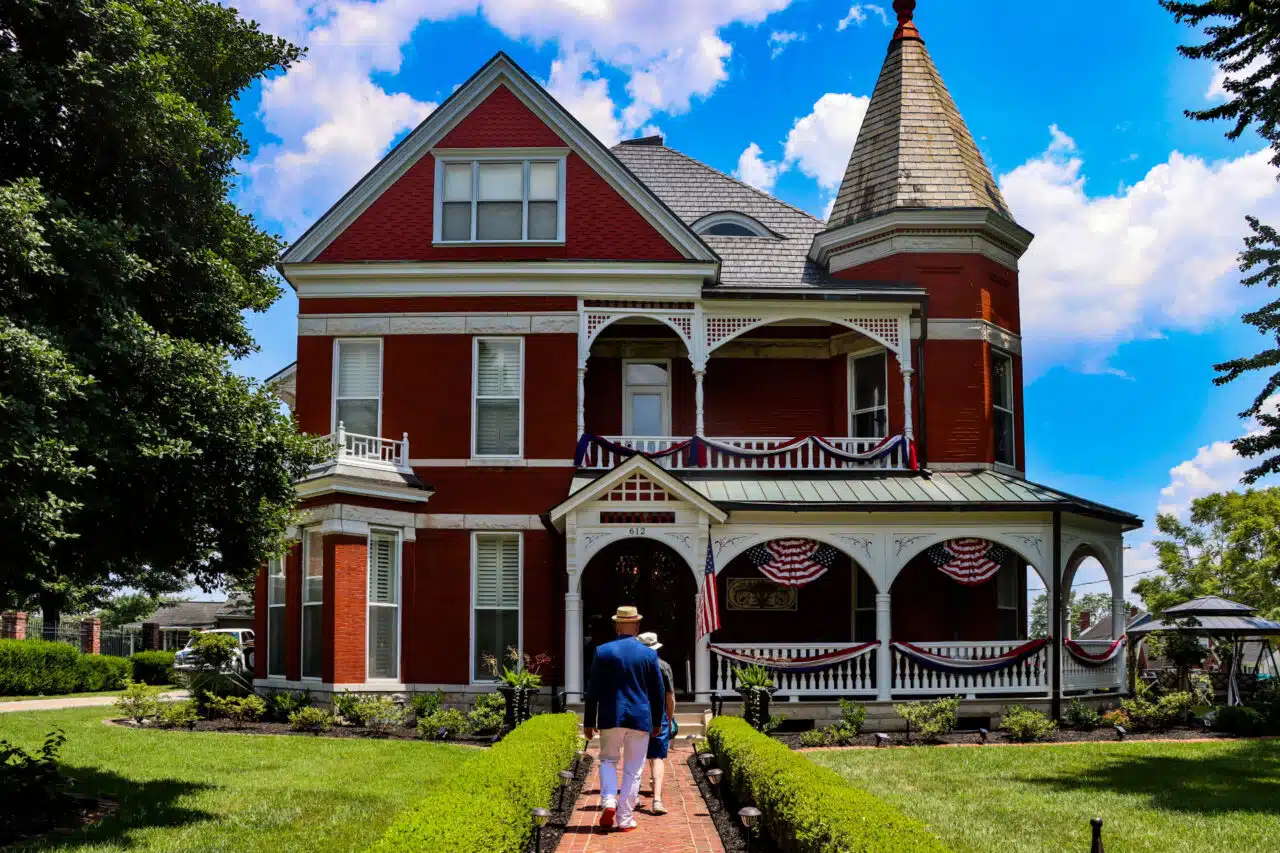 A Victorian brick home in Henderson, Ky.